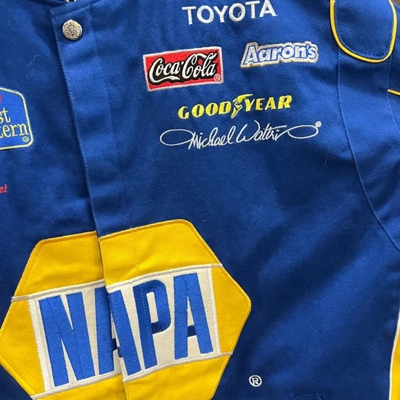 Chase Authentics NAPA Auto Parts Racing Jacket NOS - Picture 3 of 9